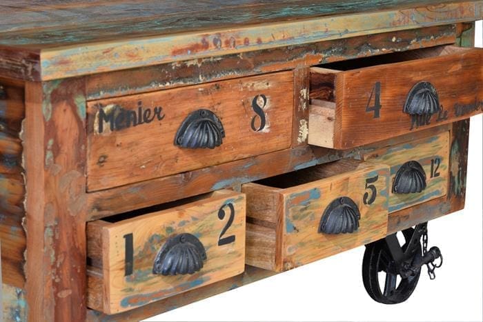 Trunk Coffee Table with Wheels. - Image 5