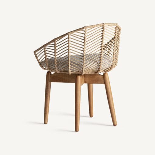 SILLA PLISSÉ RATTAN - Imagen 2