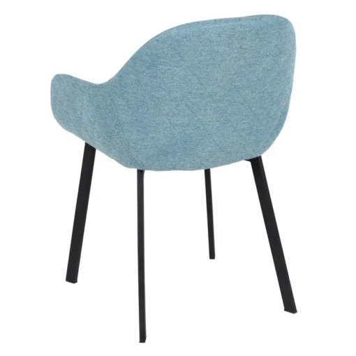 BLUE FABRIC-METAL LIVING ROOM CHAIR 57.50 X 53 X 84.50 CM - Image 2