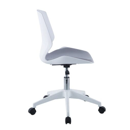 DYNAMIC DESK CHAIR IN WHITE AND GREY. - Image 2