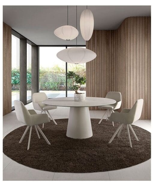 MESA VEGA RED D140 DIAMOND CREAM/NUBE