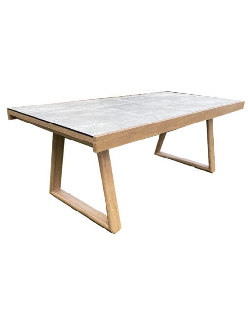 MESA SIFO EXT.200/300X96 CM IMIT PIEDRA