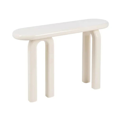CONSOLA LACADO CREMA DM ENTRADA 120 X 35 X 80 CM – Image 2