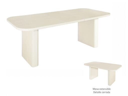 MESA ARES MANGO EXTENSIBLE 160(200)X90X76 CMS. - Image 2