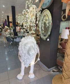 FIGURINE DE LION BLANC