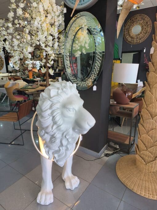 FIGURINE DE LION BLANC – Image 3