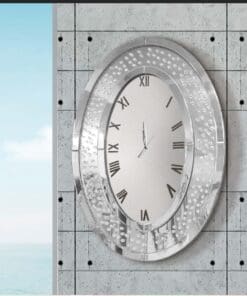 RELOJ DE ESPEJO Y CRISTAL