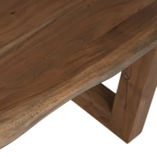 ОБЕДЕННЫЙ СТОЛ ИЗ КОРИЧНЕВОЙ АКАЦИИ 180 x 90 x 77 см. — изображение 5
