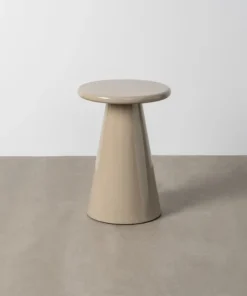 MESITA ALTO BRILLO TAUPE DM 45 X 45 X 60 CM