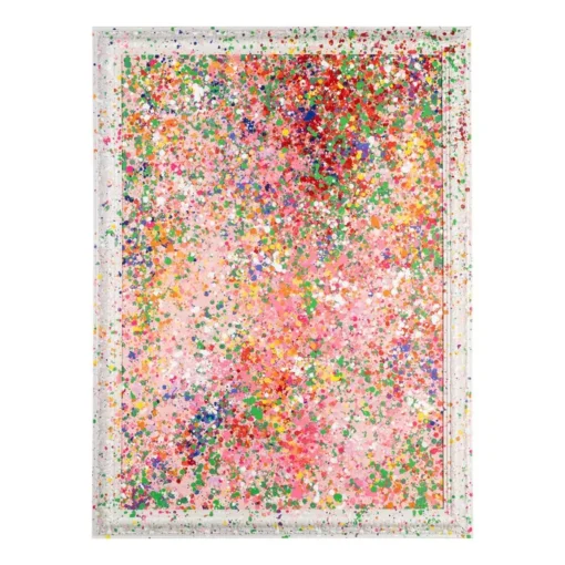 PINTURA ABSTRACTO MULTICOLOR LIENZO 157 X 4,60 X 117 CM