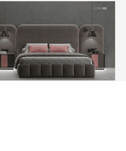 CAMA CURVE 03 330CM C.180+MESITAS LED C.321