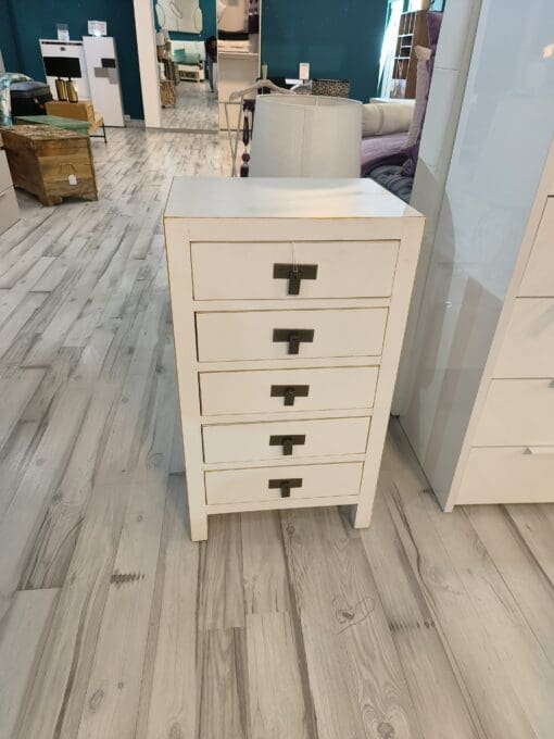 CAJONERA 5 CAJONES PECHINO BLANCO