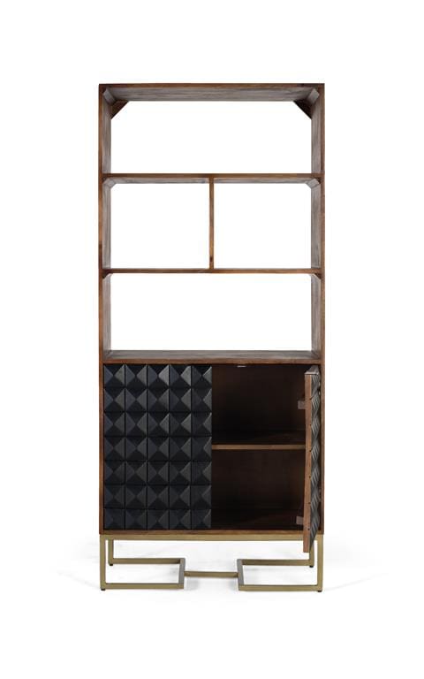 BOOKCASE 180CMX80 DIAMOND TIP DOOR. - Image 4