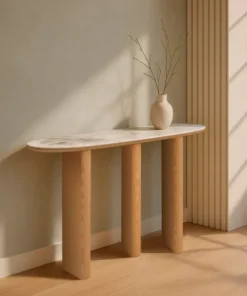 CONSOLA NATURAL DM ENTRADA 150 X 39,50 X 80 CM