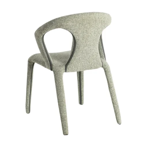 SILLA JASPEADO VERDE TEJIDO SALÓN 52,50 X 59 X 79 CM - Imagen 2