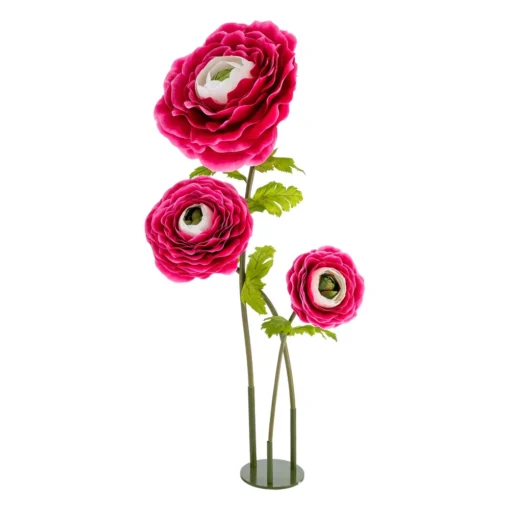 FLOR ANÉMONA FUCSIA ARTIFICIAL 50 X 50 X 135 CM — изображение 2