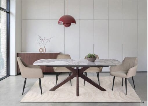 MESA COLUMBA JANTAR EX. GOLDEN CARRARA