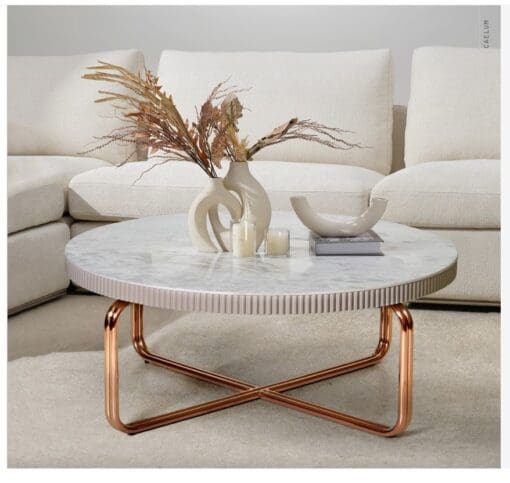 MESA CENTRO CAELUM 80 ROSA TAMPO