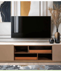 WONAVIS 220CM BEIGE TV STAND.
