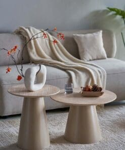 MESA DE CENTRO MDF MARRON 45x45x50 CM