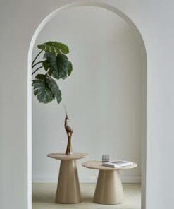 Alternative view of MESA DE CENTRO MDF MARRON 45x45x50 CM