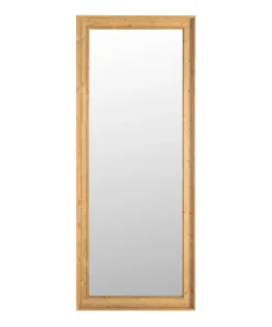 ESPEJO MARRÓN CLARO MADERA DECORACIÓN 70 X 4 X 171 CM