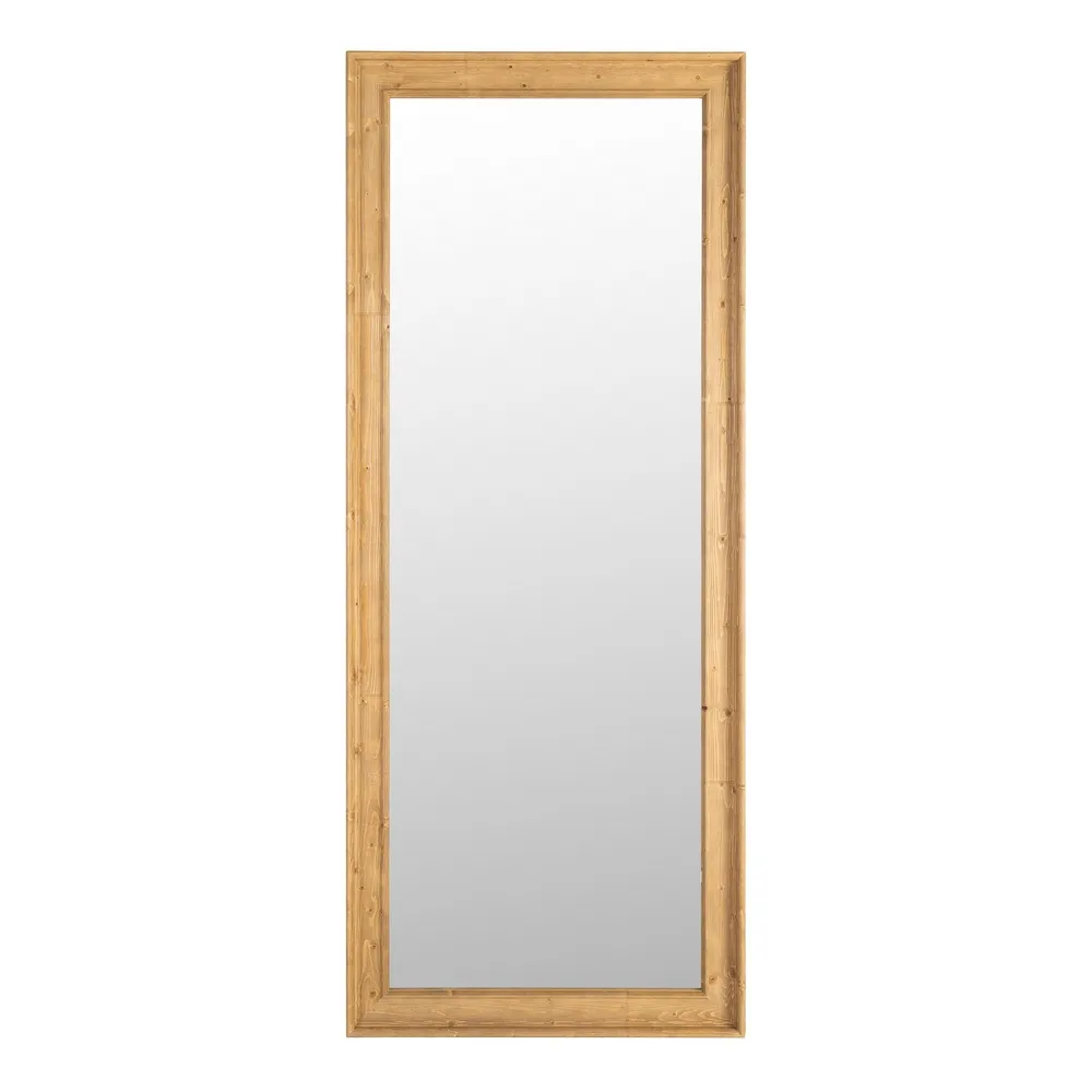 ESPEJO MARRÓN CLARO MADERA DECORACIÓN 70 X 4 X 171 CM