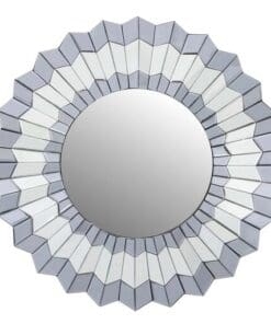 ESPEJO PARED GRIS HELA 80x5x80 CM