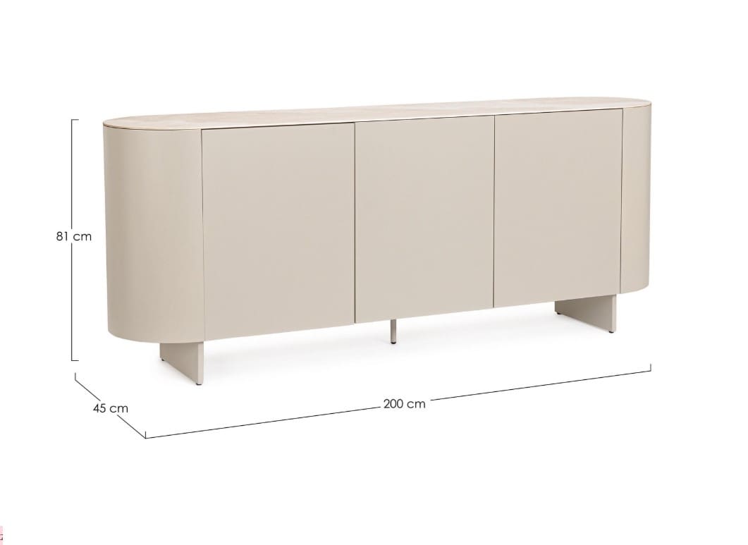 APARADOR 3P ARDIS BEIGE CLARO - Image 2