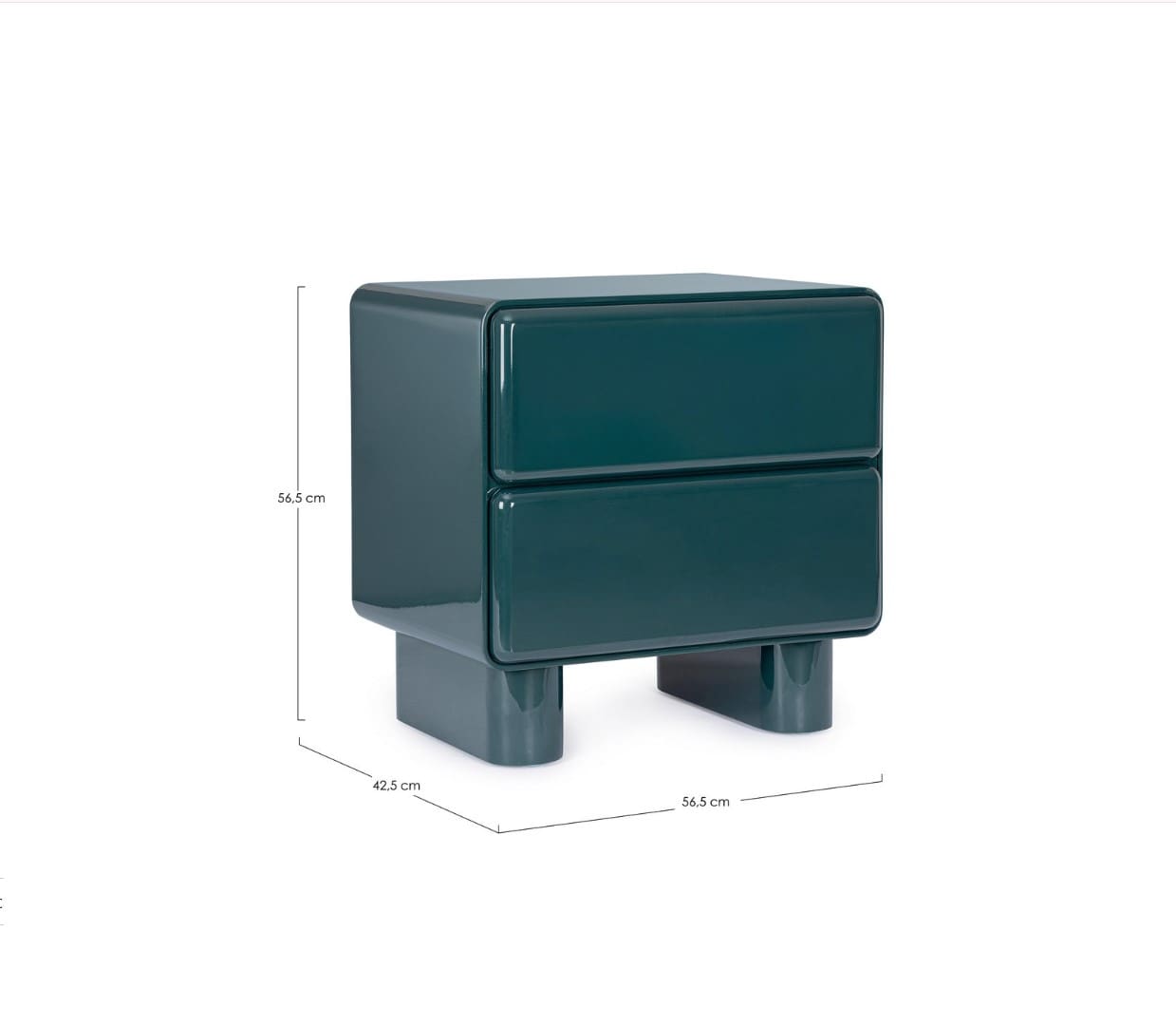 MESA DE NOCHE 2CAJ OTILIA DEEP - Imagen 2