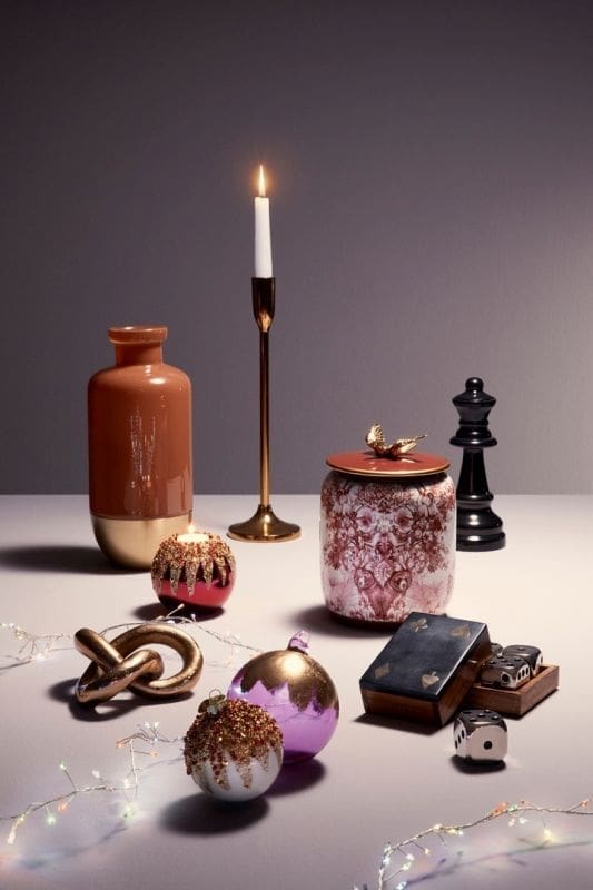 MACETERO ZHEN C-TAP ROJO BLANCO ORO H23 - Imagen 2