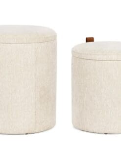 SET 2 POUF CONTENEDOR KATIA NAT