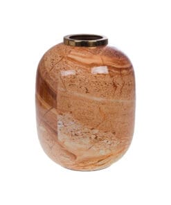 Jarron mineral boisee h37x29