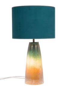 Lampara sonora pantalla terciopelo