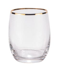 Set de 6 vasos de cristal