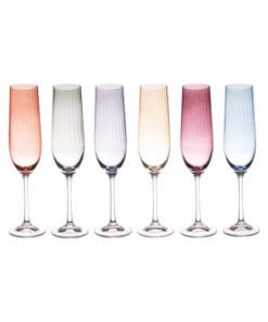 Set de 6 copas de champagne