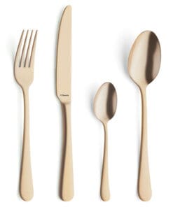 Set de 24 piezas, color oro