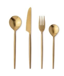 PACK16 CUBIERTOS BRONTE ORO SATIN SUR4