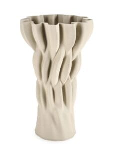 FLORERO REIKO REDONDO BEIGE H48