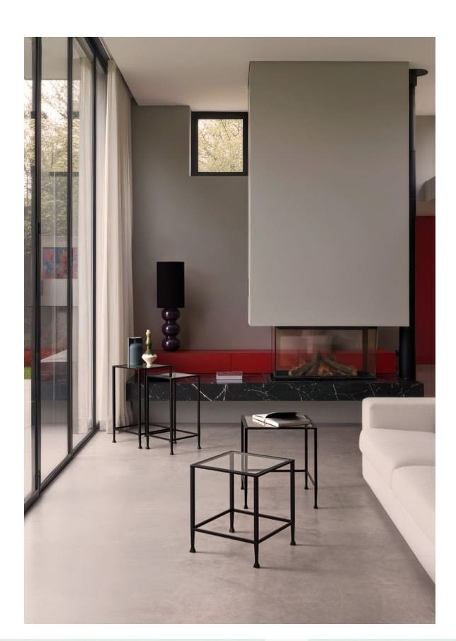 LÁMPARA DE PIE IKERU BURDEOS H100