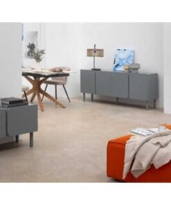 Alternative view of APARADOR MDF COLOR AZUL PALOMA, CON CANTOS REDONDOS EN LAS ESQUINAS