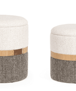 SET2 POUF CONTENEDOR TALYA BLA-GRIS