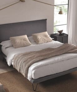 Мягкая скамья Heaven 160x200, бежевая, V21, ножки NIQ.