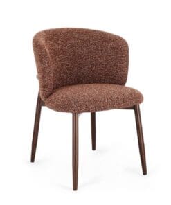 SILLA AMALIA NOZ/TERRACOTA