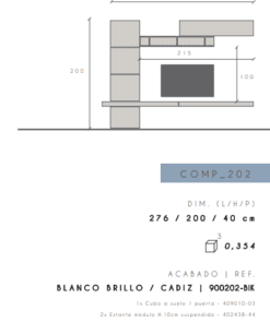 Alternative view of INFINITY COMP. 202  BLANCO BRILLO/CADIZ