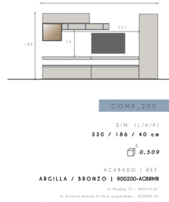Alternative view of INFINITY COMPOSICION 200 ARG/BRO/MER/  CM330