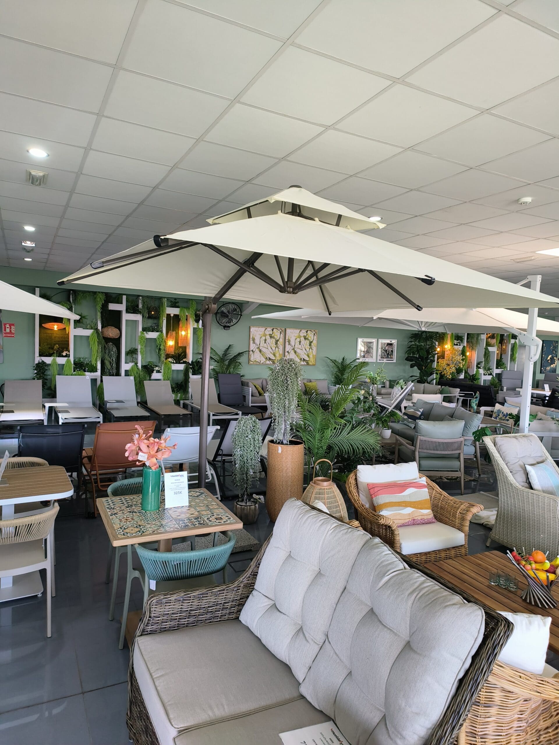 NEW ATENAS PARASOL 2,5X2,5 T.9906 BEIGE