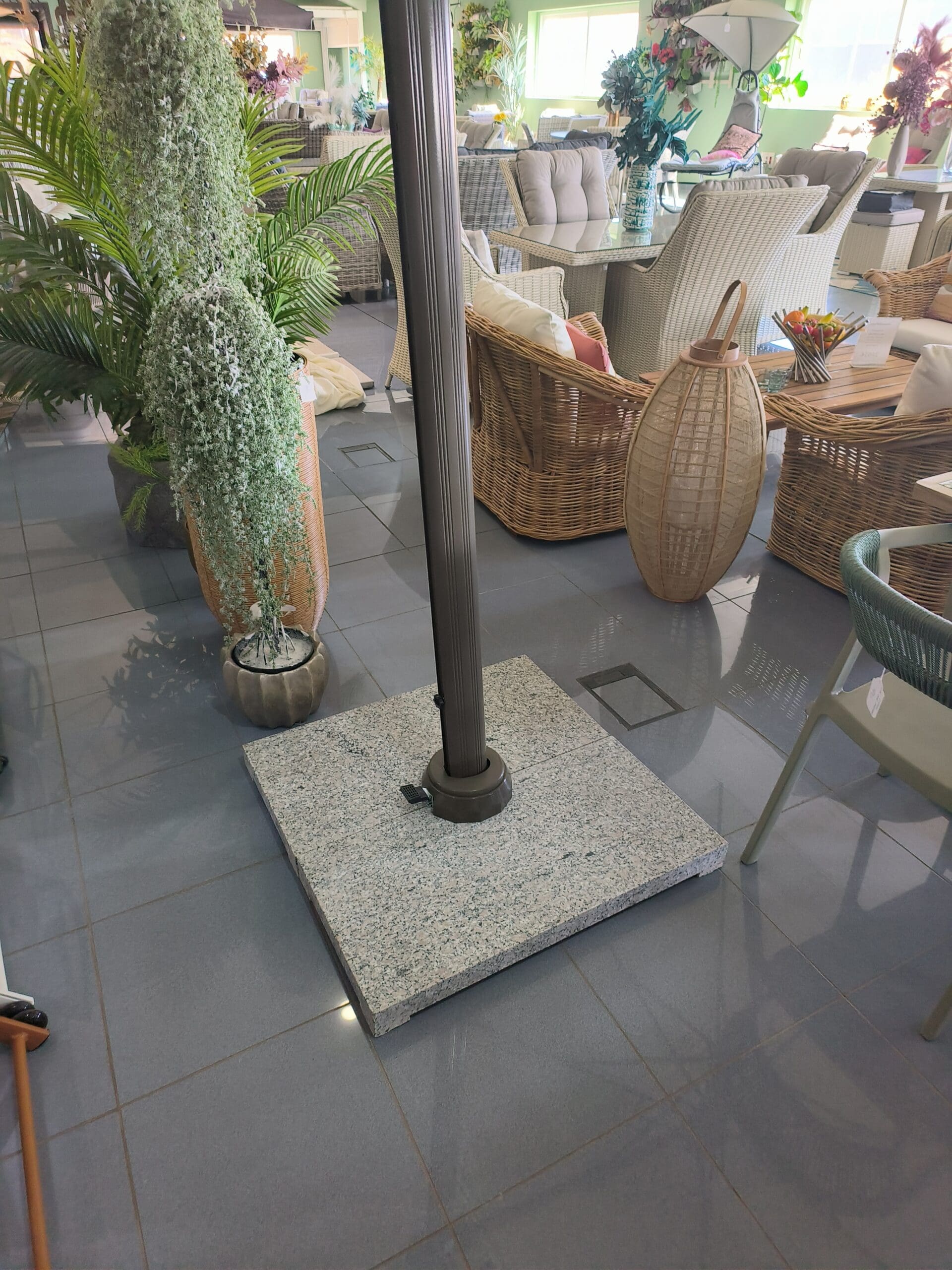 NEW ATENAS PARASOL DIAMETRO 3 METRO T.3311 LIGHT GREY - Imagen 3