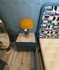 TABLE DE NUIT TALLIN 2 BOITES BLEU PACIFIQUE.