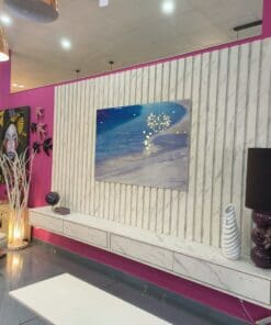 Alternative view of COMPOSICION PARED MARMOL BLCO 180 + LED